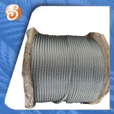 8x36ws+IWRC 亜鉛メッキ鋼ワイヤーロープ