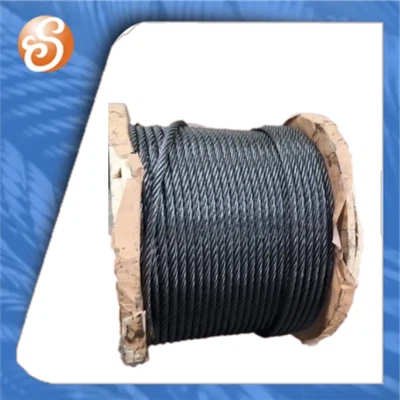 信頼できるリフティングのためのヘビーデューティ8x19s+FC Ungalvanizedスチールケーブル